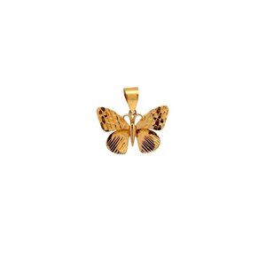 18K Gold Pendant Butterfly 1.62 grams